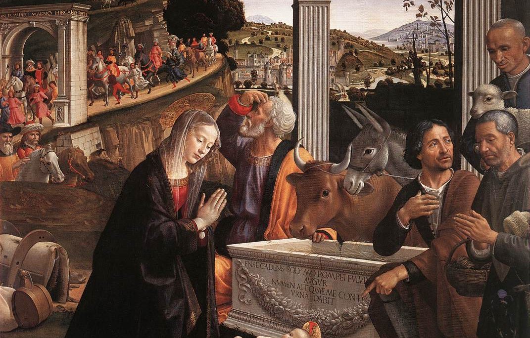 Il Natale nell’arte: l’Adorazione dei pastori del Ghirlandaio a Firenze
